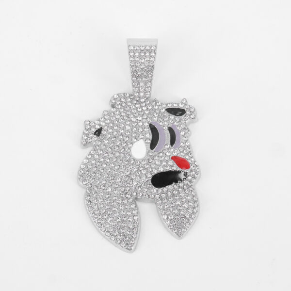 Jewelry Fashion Magic Hat Rabbit Head Pendant Necklace High-grade Cuban Chain - Image 2