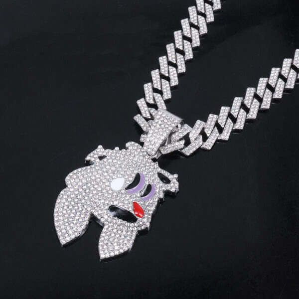 Jewelry Fashion Magic Hat Rabbit Head Pendant Necklace High-grade Cuban Chain - Image 4