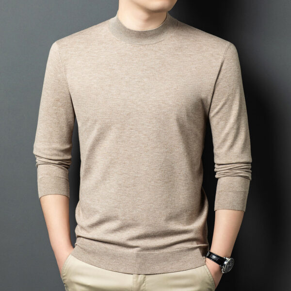 Round Neck Wool T Men's Sweater Skin-friendly - Image 6