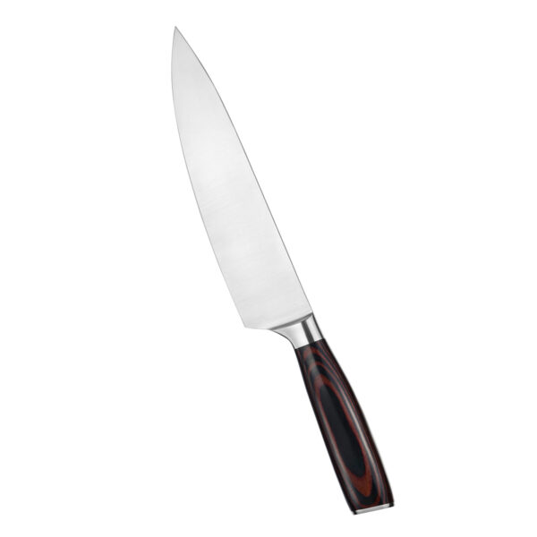 Kegani Japanese Chef Knife 8 Inch - Chefs Knife High Carbon Stainless Steel Knife Kitchen Cooking Knife - Rosewood FullTang Sharp Knife With Sheath - Image 6