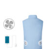 Summer Cooling Air Conditioning Clothing With Fan Clothing USB Charging Fan Clothing Sunscreen Vest Cooling Clothing Couple Work Clothes - Image 2