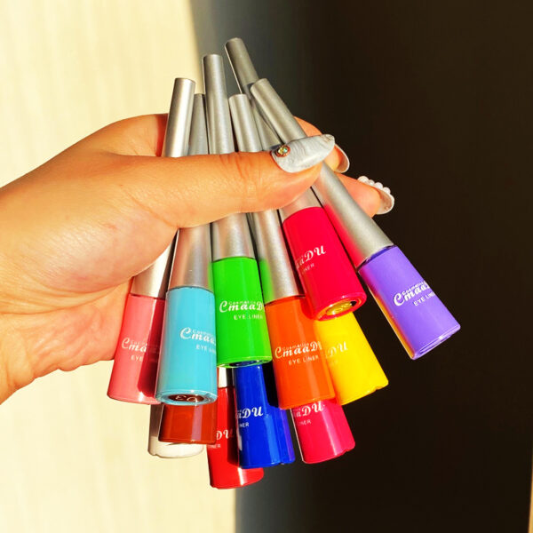 17 Color Liquid Eyeliner Matte Quick-Drying Color Eyeliner Lasting Non-Blooming Matte Glitter Eyeliner - Image 10
