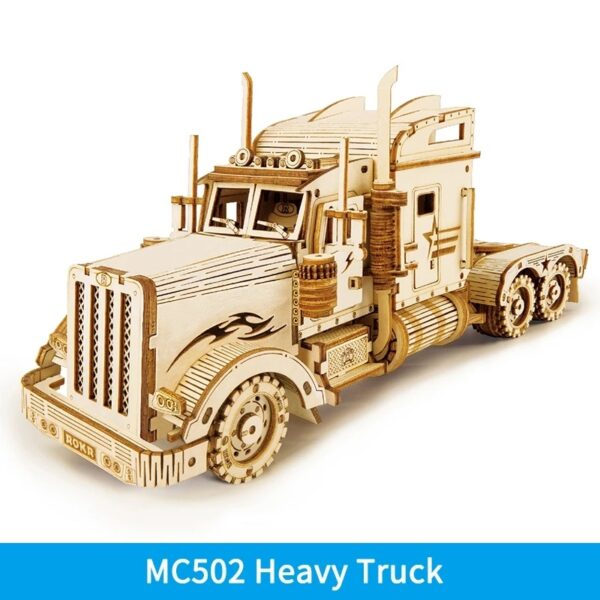 Robotime ROKR Train Model 3D Wooden Puzzle Toy Assembly Locomotive Model Building Kits for Children Kids Birthday Christmas Gift - Image 6