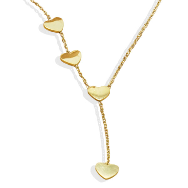 Lxalry 18K Gold Plated Celestial Necklace   Butterfly & Heart Charm Stainless Steel Jewelry  Skin Safe Hypoallergenic Gift For Women Wife Mom Romantic Everyday  Wedding Glow - Image 3