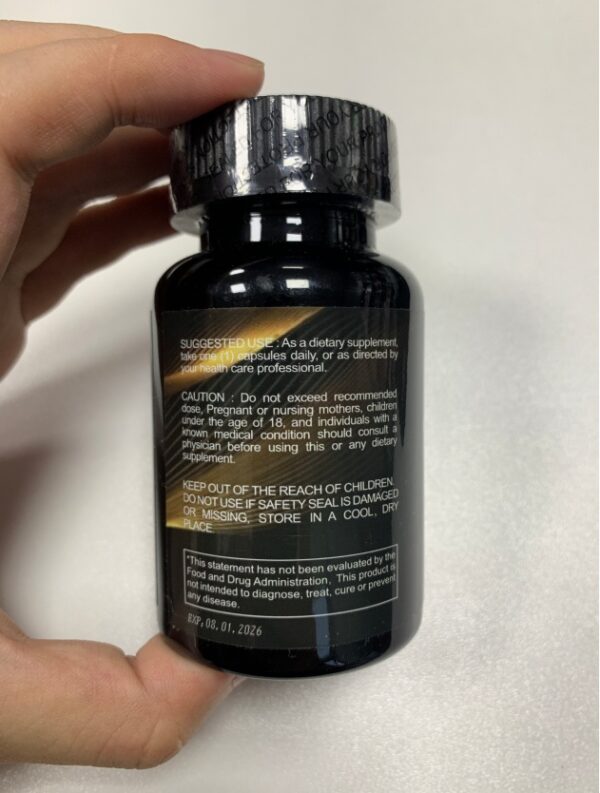 Shilajit Pure Himalayan 9000MG, Energy Booster Ashwagandha 2000MG, Rhodiola Rosea 999MG, Panax Ginseng 1500MG, Turmeric 500MG, Ginkgo Biloba 500MG, Stinging Nettle 250MG Cordyceps Mushroom 500 - Image 6
