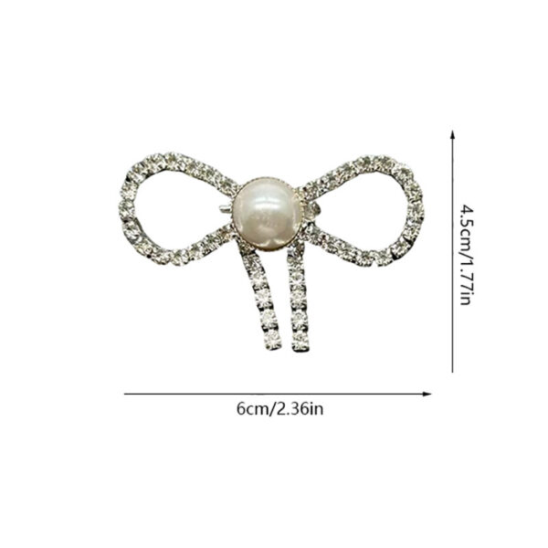 Xiaoxiangfeng Diamond Studded Bow Brooch - Image 5