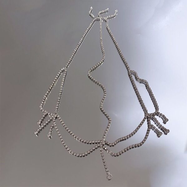 Ins Fashion New Water Diamond Forehead Chain - Image 5