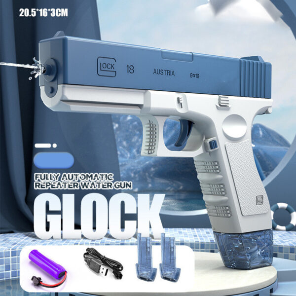 Space Water Gun Electric Automatic Water Absorption Water Fights Toy Outdoor Beach Swimming Pool Bath Toys For Children Kid Gift - Image 8
