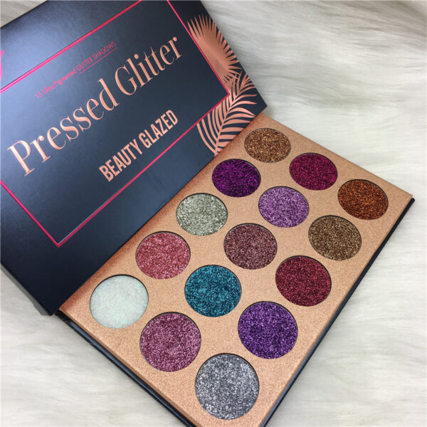 Beauty glazed 15 color sequins eye shadow - Image 2