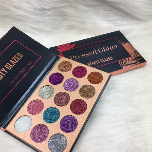 Beauty glazed 15 color sequins eye shadow - Image 3