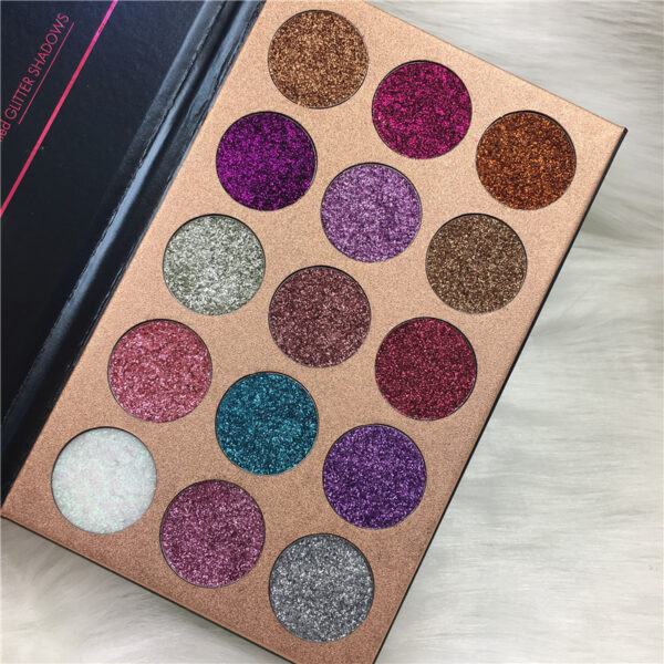 Beauty glazed 15 color sequins eye shadow - Image 4