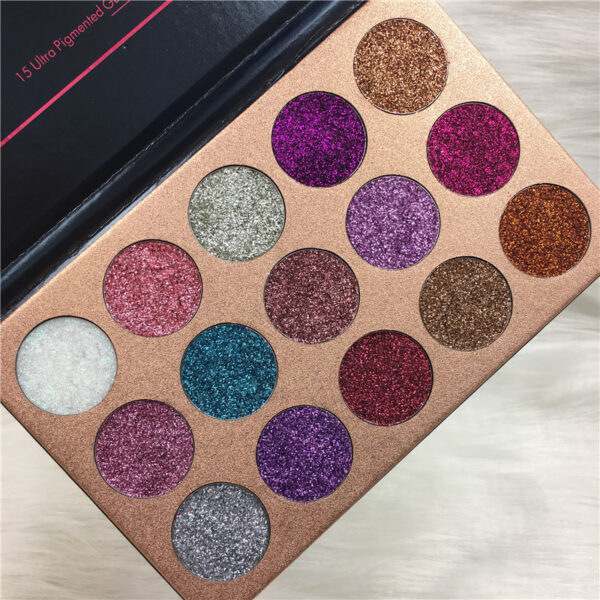 Beauty glazed 15 color sequins eye shadow - Image 5