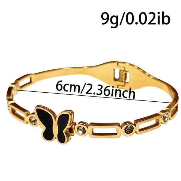 Lxalry Gold Electroplated Pure Iron Cuff Bracelet Handmade Minimalist Jewelry For Women Luxury Everyday  Formal Wear Essential With Secure Comfort Fit - Image 5