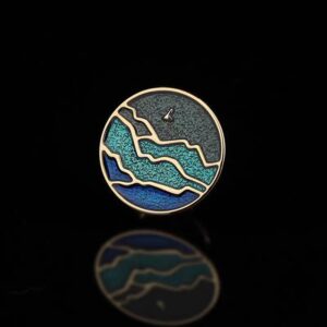Flying Over Qianshan Men's Quality Brooch And Neck Needle