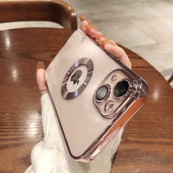 Phone Case With Camera Protector Advanced Electroplating Integrated With Lens Protector Phone Case For Iphone12 13promax Simple 11 Soft - Image 10