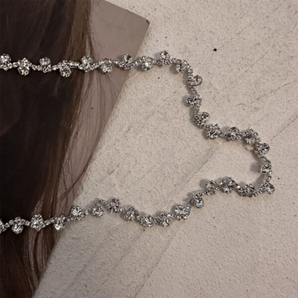 Light Luxury, High-end, Detachable Sparkling Diamond Collar Necklace - Image 3
