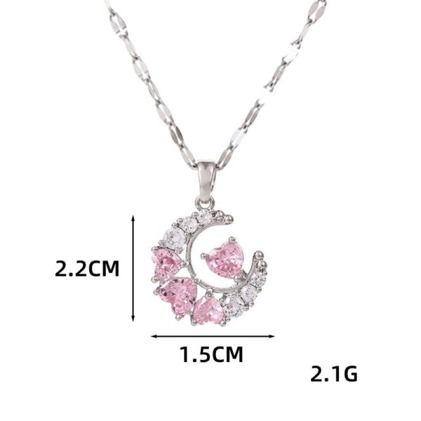 Women's Cute Dream Moon Necklace Versatile Design Jewelry - Image 3