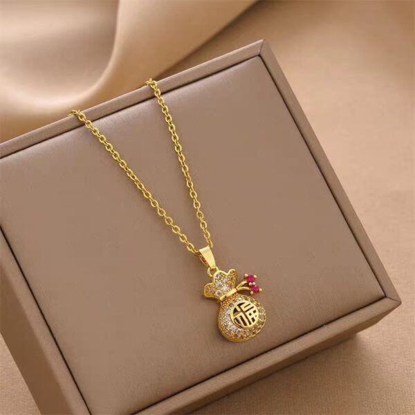 Necklace,stainless Steel,with Happy Pocket ,Only Self-pickup Is Supported, And The Displayed Prices Are All Self-pickup Prices - Image 4
