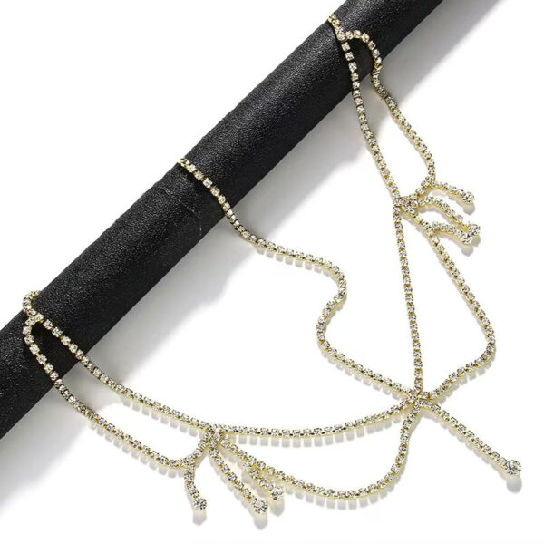 Ins Fashion New Water Diamond Forehead Chain - Image 4