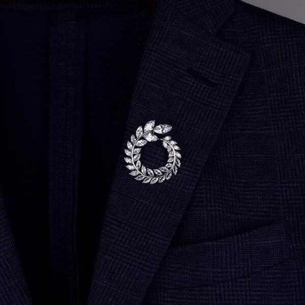 Elegant, Simple And Generous Wheat Ear Suit Brooch - Image 6