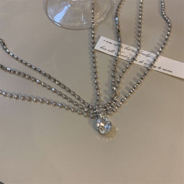 Vintage Exotic Style Rhinestone Chest Chain Necklace - Image 3