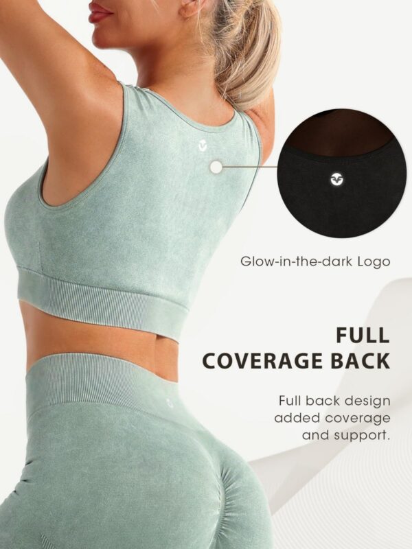 Womens Sport Bras Removable Padded Workout Yoga Gym Running Crop Tank Top - Image 7