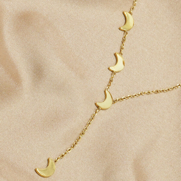 Lxalry 18K Gold Plated Celestial Necklace   Butterfly   Heart Charm Stainless Steel Jewelry  Skin-Safe Hypoallergenic Gift For Women Wife Mom, Romantic Everyday   Wedding Glow - Image 4