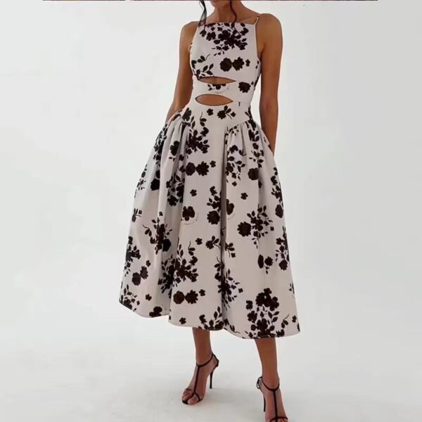 Fashion Sexy Sling Loose Long Dress - Image 5