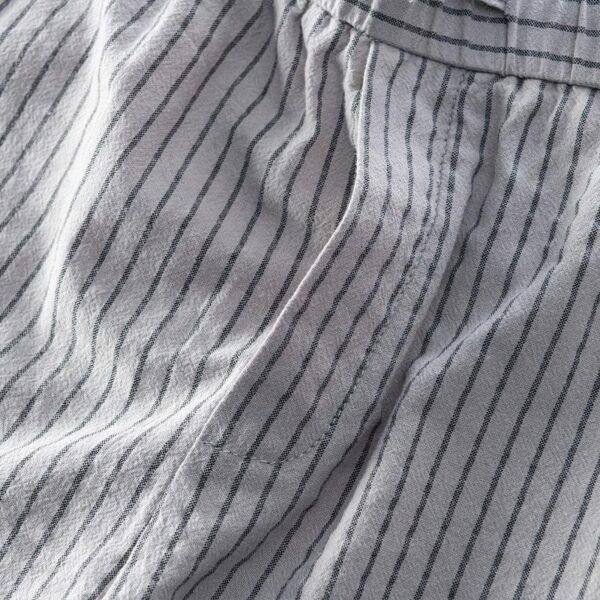 Simple Tether Casual Men's Contrast Color Striped Ankle-length Pants - Image 8