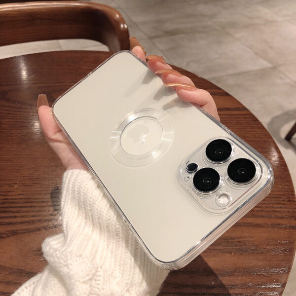 Phone Case With Camera Protector Advanced Electroplating Integrated With Lens Protector Phone Case For Iphone12 13promax Simple 11 Soft - Image 4
