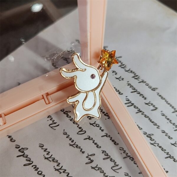 Japanese Cartoon Cute Rabbit Star Brooch - Image 8