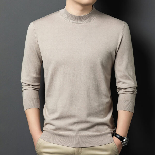 Round Neck Wool T Men's Sweater Skin-friendly - Image 10