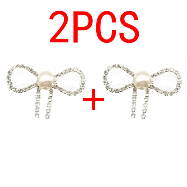 Xiaoxiangfeng Diamond Studded Bow Brooch - Image 3