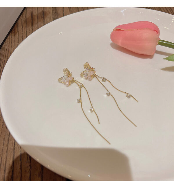 Earrings With Butterfly And Fringes,Only Self-pickup Is Supported, And The Displayed Prices Are All Self-pickup Prices - Image 3