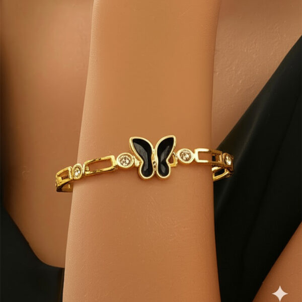 Lxalry Gold Electroplated Pure Iron Cuff Bracelet Handmade Minimalist Jewelry For Women Luxury Everyday  Formal Wear Essential With Secure Comfort Fit - Image 7