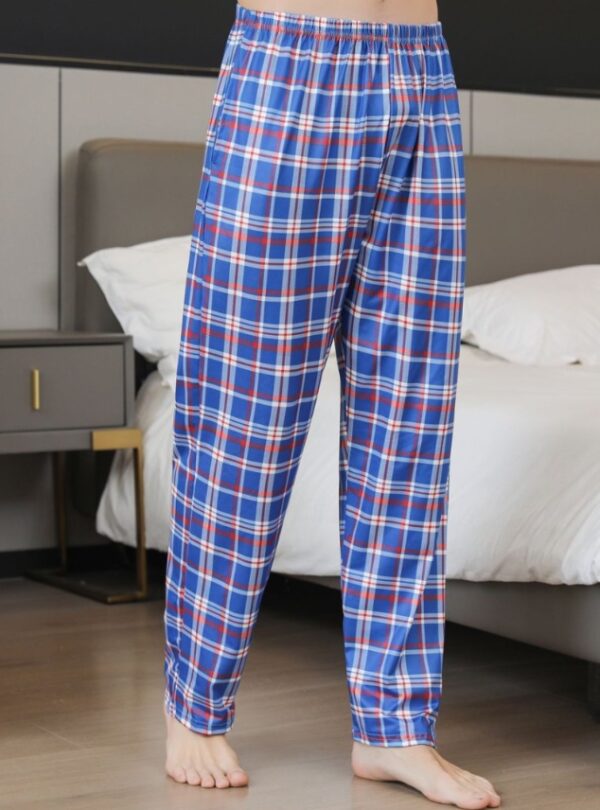 Ice Silk Fabric Single Stripe Pants Style - Image 5