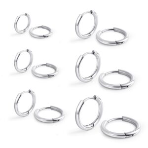 Crafted From Sturdy And Durable Titanium Steel, These 2.0 Coil Titanium Steel Earrings Are Lightweight And Comfortable To Wear, Adding A Touch Of Personality To The Overall Look