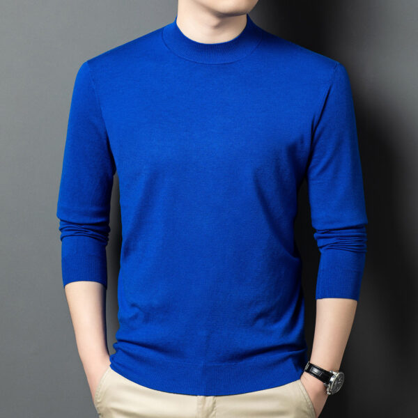 Round Neck Wool T Men's Sweater Skin-friendly - Image 9