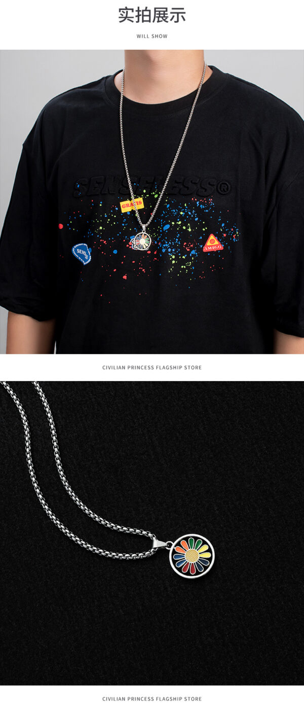 Simple Necklace Hip-hop Cool Letter Long Pendant Jewelry - Image 4
