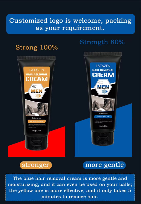 Natural Hair Care Gentle Hair Removal Products For Men Quick Effective Hair Removal Cream - Image 6
