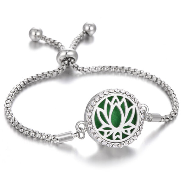 2024 New Kaleidoscope Aromatherapy Bracelet Perfume Essential Oil Diffuser Locket Bracelet Charms Women Aroma Diffuser Jewelry - Image 4