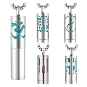 Hollow Perfume Bottle Pendant Necklace
