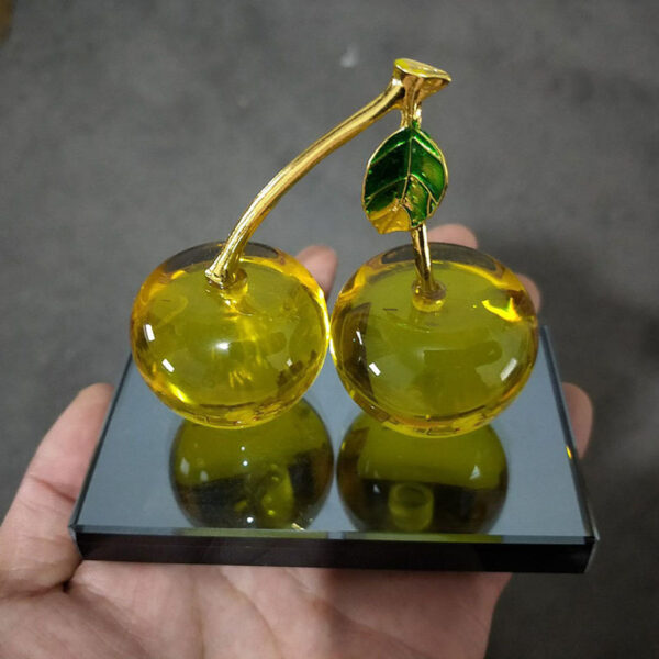 K9 Crystal Car Ornaments Cherry Perfume Seat Crystal Perfume Bottle Car Ornaments Crystal Car Perfume Seat Ornaments - Image 4