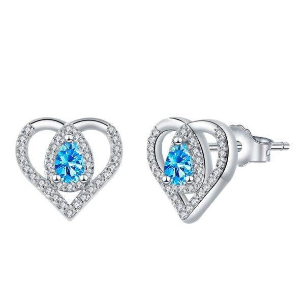High-grade Temperament Jewelry Love Heart Stud Earrings Women - Image 5