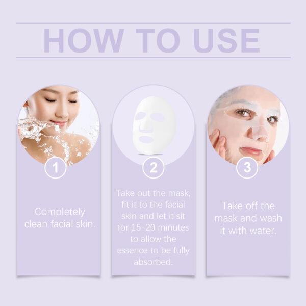 EELHOE Collagen Mask Pack Hydrating Moisturizing Lifting Facial Skin Moisturizing Skin - Image 4