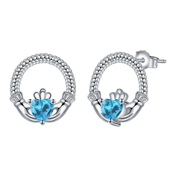 Simple Crown Ear Studs Mother Female Earrings - Image 4