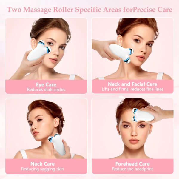 Anti Aging And Wrinkles Microcurrent Facial Device, Boost Skin Care Products Absorption - White - Image 4