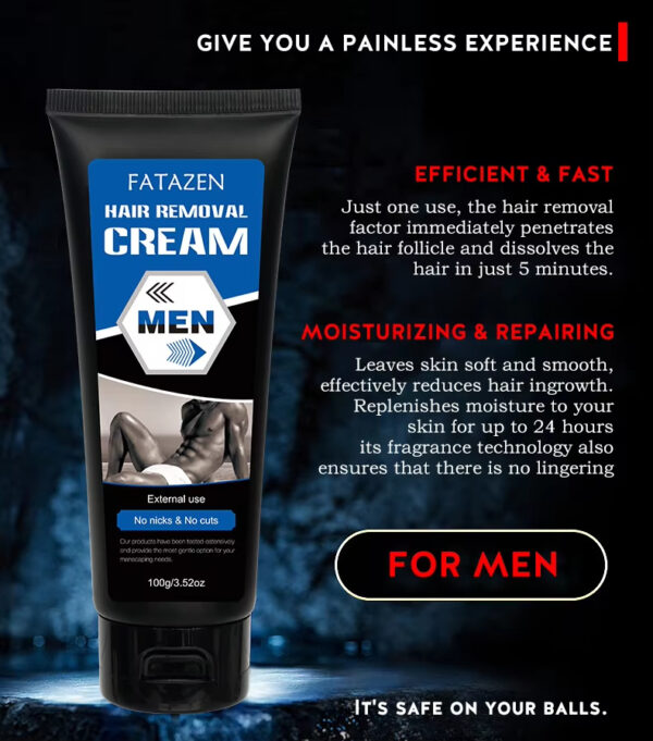 Natural Hair Care Gentle Hair Removal Products For Men Quick Effective Hair Removal Cream - Image 5