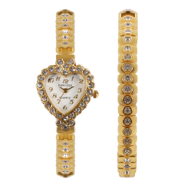 Fashion Personalized Diamond Women's Watch Heart-shaped Rhinestone - Image 5