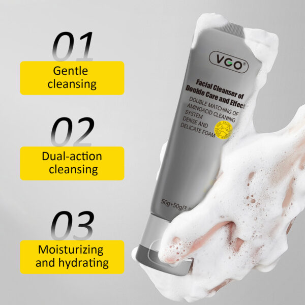 Facial Cleanser Of Double Care And Effets - Image 8